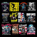 Skateboard T-Shirt PNG Design Pack (600+)